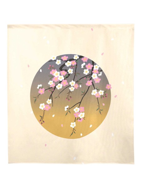 Noren Japanese sakura curtain (size 85x90)