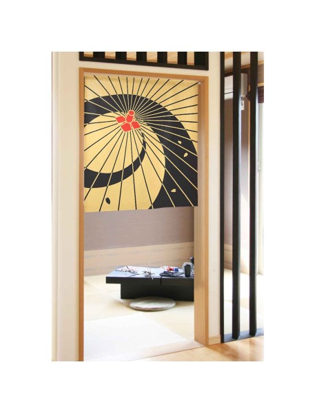 Noren Japanese umbrella curtain (size 85x90)