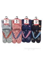 Tabi Umè design flip-flop socks (tag.M)