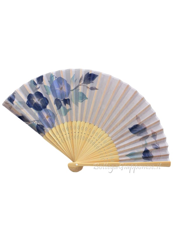 Sensu asagao flower fan