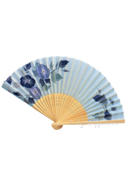 Sensu asagao flower fan