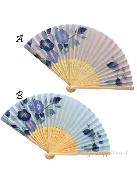 Sensu asagao flower fan