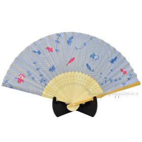 Sensu kingyo light blue fan