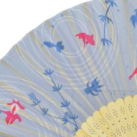 Sensu kingyo light blue fan