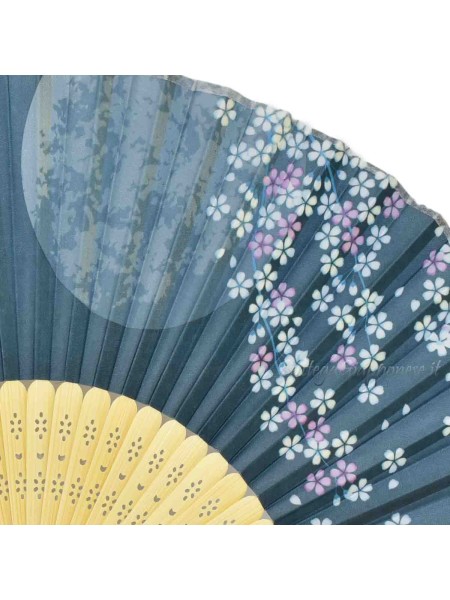 Sensu fan blue usagi