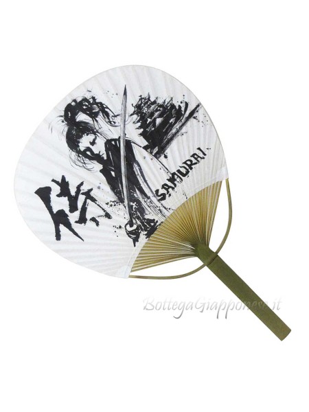 Uchiwa open fan Samurai