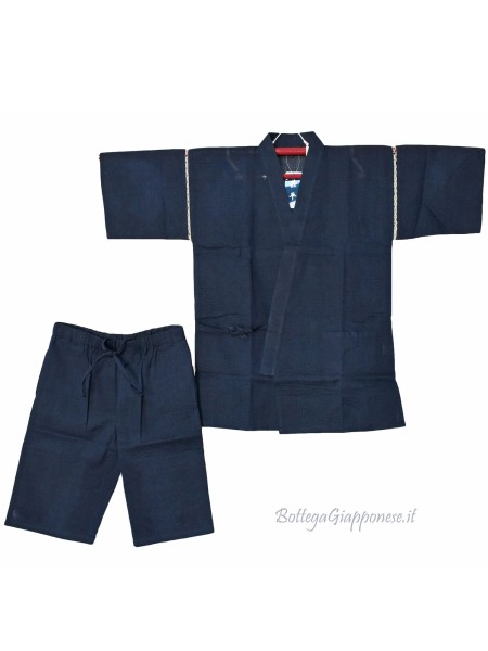 Jinbei navy suit jacket and pants