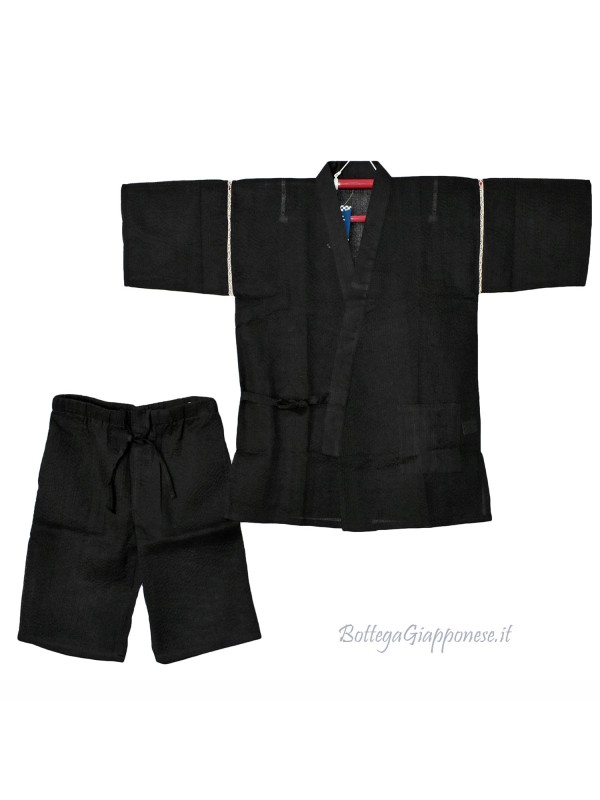 Jinbei suit jacket and pants black