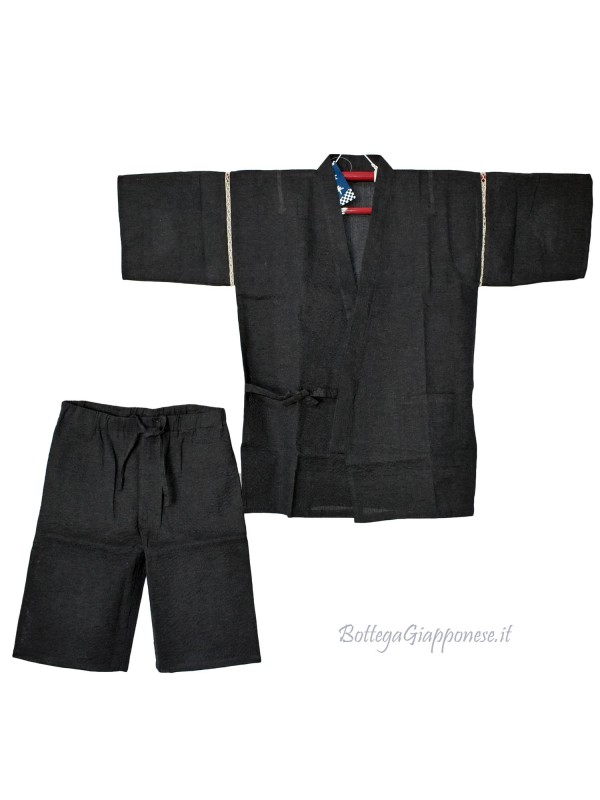 Jinbei suit jacket and pants slategray