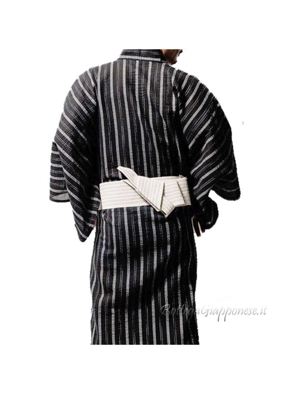 Yukata Black men's with obi included